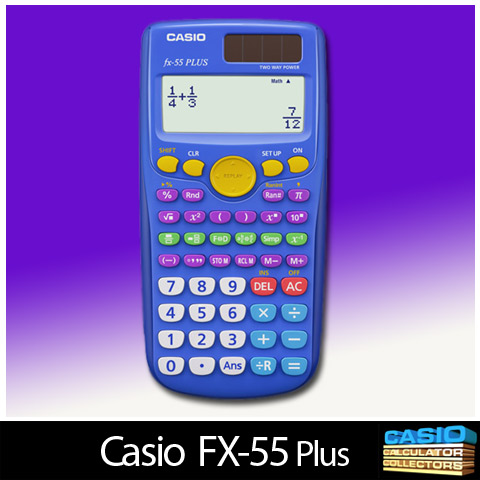 Casio fx 55 plus calculator shop